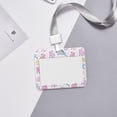thumbnail image 6 of Kdxio Easter Colorful Rabbit Card Badge Holder Work Badge Sleeve for Office, School, Factory, ID Credit Cards, Driver Licenses and Passes, 6 of 7