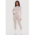 thumbnail image 2 of Women's Mineral Wash Ribbed Cropped Zip Front Active Jacket, 2 of 4