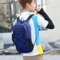 thumbnail image 3 of Shoulder Bag Nylon Rucksack Lightweight Large Capacity for Men Women Adult Youth, 3 of 7