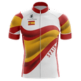 thumbnail image 1 of Spain Flag Men's Cycling Jersey - XS, 1 of 3