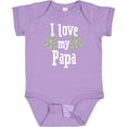 thumbnail image 3 of Inktastic I Love My Papa Hearts Boys or Girls Baby Bodysuit, 3 of 5