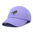 thumbnail image 5 of Dalix Fossil Embroidered Dinosaur T Rex Cotton Dad Hat Baseball Cap Adjustable Mens in Lavender, 5 of 5