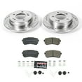 thumbnail image 3 of PowerStop Rear Z23 Evolution Sport Carbon-Fiber Ceramic Brake Pad and Drilled & Slotted Rotor Kit Fits: HYUNDAI KIA Select Models K8277, 3 of 10