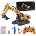 thumbnail image 1 of Excavadora De Control Remoto, Juguete De Excavadora A Escala 1/20 Con 11 Canales Y Luces, Efectos De Sonido, Vehículos De Construcción Eléctricos Rc De 2,4 Ghz Para Niños A Partir De 6 Años Muyoka Hogar, 1 of 7