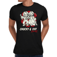 thumbnail image 2 of Chucky & Tiff Forever Roses Unisex Adult Short Sleeve T-Shirt (Black, S-2XL), 2 of 3