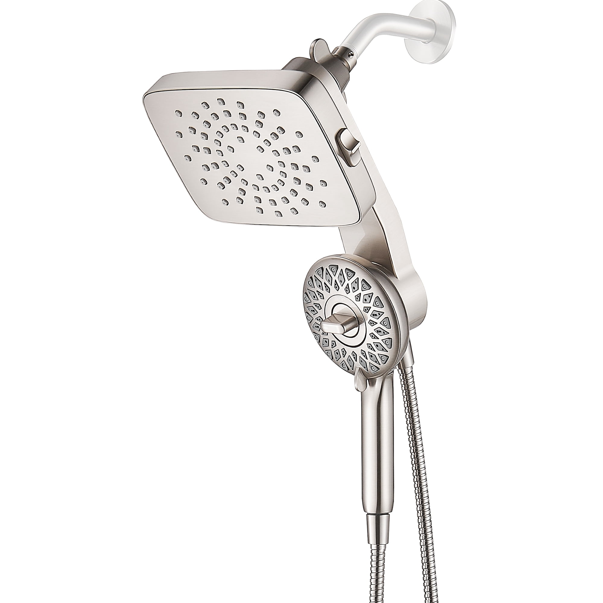 Dual Shower Head System For Couples - Adjustable Double Shower Head With 6.5ft Hose