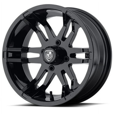 Fairway Alloys Aluminum Rim FA140 FLEX 14X6.5in Gloss Black Finish, FA-140-B