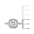 thumbnail image 2 of Everly Women's Created Moissanite 10K White Gold Engagement Ring, 2 of 6