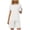 #5White, variant on MYAOYI Sets for Women Daily Wear 2 Piece Outfits Crew Neck Short Sleeve T Shirt and Cargo Shorts Lounge Set with Pockets