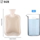 thumbnail image 2 of Botella de agua caliente de 2 l con funda de felpa suave, botella de agua caliente de goma de alta calidad, botella de agua caliente segura y duradera en invierno, reciclable, para mujeres, hombres y niños esquí esquí Gafas de esquí, 2 of 5