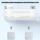 thumbnail image 5 of Estante de almacenamiento para baño y cocina de color blanco, colgado en la pared, canasta de almacenamiento, canasta de compras para la cocina, estante para especias de cocina, canasta para artículos, 5 of 6