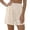 Khaki, variant on TinyBloomm Womens Long Swim Shorts Breathable Shorts For Summer Casual Beach High Waist Elastic Waistband Comfortable, Size XL