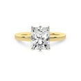 thumbnail image 4 of Friendly Diamonds Solitaire Radiant Shape F-G Lab Grown Diamond Engagement Ring 3 ct. t.w. 14K, White Gold, 4 of 6