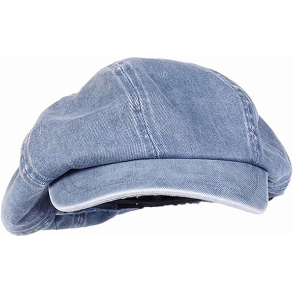 YooGuoGuo Women's Retro Peaked Ivy Newsboy Paperboy Painter Cap Hats (746LBLUE)