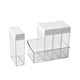 thumbnail image 2 of Set de caja de condimentos Organizador de almacenamiento de especias de 4 compartimentos | Frascos multifunción de plástico con tapas selladas | Aberturas de agitador ajustables | Mesa de cocina, 2 of 9