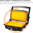 thumbnail image 4 of Panini Maker, 2 Slice Panini Press Grill, Electric Sandwich Maker Non-Stick Coated Plates, Opens 180 Degrees for Cooking Breakfast Snacks, 4 of 6