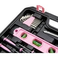 thumbnail image 4 of 142-Piece Household Tool Kit for Home Repair, Hand Tools with Storage Case, 13.39 x 9.25 x 2.95 inch, Pink, 4 of 4
