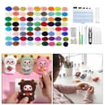 thumbnail image 4 of Premium Beginner Needle ing Supplies Wool Roving Work Tools ed 72 Colors, 4 of 8