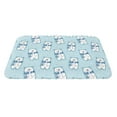 thumbnail image 5 of Daiia blue Scarf Bear Front Door Mat, Heavy Duty Durable Welcome Mat for Outdoor Indoor, Dirt Trapper Waterproof Super Absorbent Door Mat, 16" x 24", 5 of 9