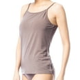 thumbnail image 2 of Shero StayFresh Spaghetti Strap Tank Top, Zinc Oxide Camisole for Women with Sensitive Skin, Prevents Odors, Bacteria Resistant, Taupe, SM, 2 of 8
