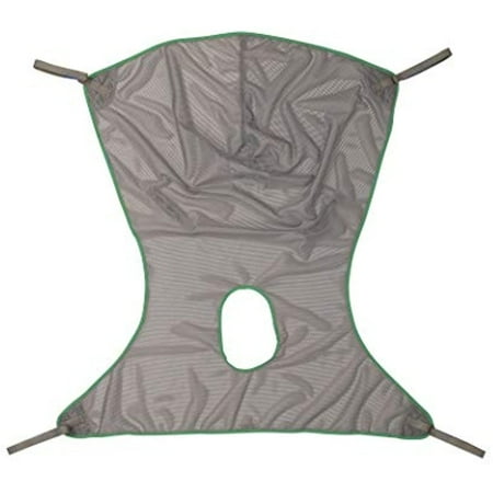 Invacare Premier Comfort Full Body Sling with Commode Opening for Patient Lifts, 550 lb. Weight Capacity, Net Fabric, X-Large, 2451100