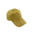 thumbnail image 1 of Glitzy Game Sequin Trim Baseball Cap  - Beige, 1 of 1