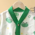 thumbnail image 4 of Splozh Summer Pjs for Girls 1-16 Years Girls' Summer Pajama Set Long Sleeve Tops Pants Air Conditioning Set,Green,18-24 Months, 4 of 4