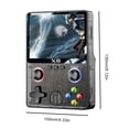 thumbnail image 3 of Consola Juegos Portátil Retro X6 Reproductor Vídeo IPS 3 5 Pulgadas (transparente), 3 of 3