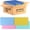 Assorted Pastel, variant on E-Clips USA 3” x 5” Index Cards White Flashcards, 24-Pack (100 Cards Per Pack)