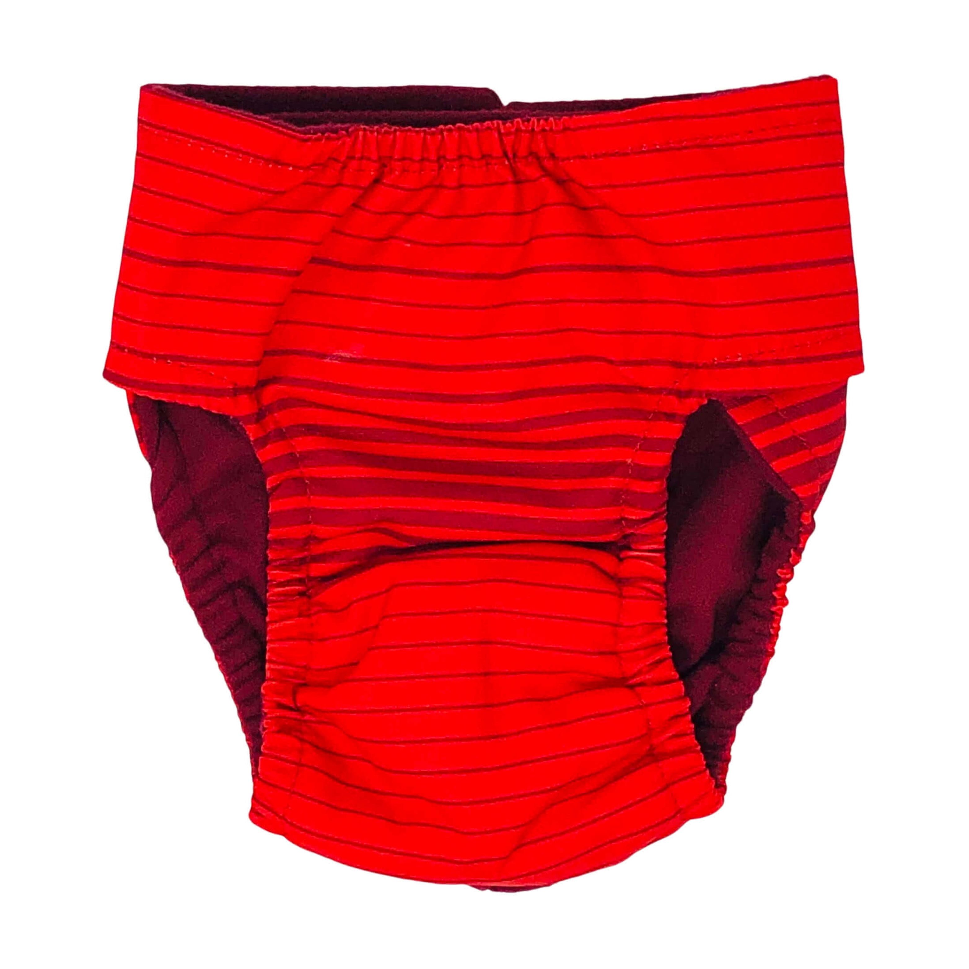 Barkertime Red Stripes Dog Diaper