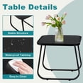 thumbnail image 6 of Atilioo 3 Piece Patio Furniture Set, Textilene Outdoor Furniture Set with Chairs & Table, Conversation Set for Lawn, Garden, Balcony, Yard, Poolside, Gray, 6 of 8