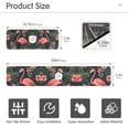 thumbnail image 3 of Yayeee Faucet Mat for Kitchen Sink 14.7" Diatomite Long Splash Guard Pad, Red Flamingo Pattern, 3 of 7
