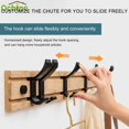 thumbnail image 4 of Wall Racl Heavy Duty Entryway Shelf, Coat Rack In Wall Mounted, Hanger For Hanging Jacket Clothes, Coat Hat Hooks Key Holder, 4 of 8