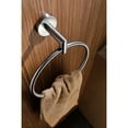 thumbnail image 4 of ANZZI Caster 2 Series Scratch Resistant Towel Ring in Brushed Nickel Finish, 4 of 4
