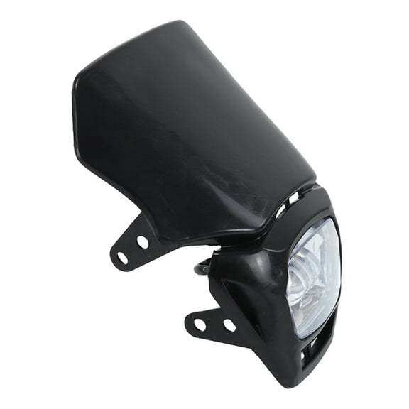 Motorcycle Front Headlight with Fairing LED Headlamp Daytime Running Light Modification Part for Motorbike