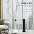 thumbnail image 3 of HOMCOM Tower Fan and 16" Pedestal Fan Set, with Remote Control, Height Adjustable, Tilted Head, Timer, Oscillating Standing Fan, Stand Floor Fans for Bedroom, White, 3 of 7