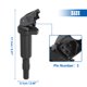 thumbnail image 3 of Bobina de encendido de coche No.12137594937/0221504470 para BMW plástico Metal caucho negro, 3 of 7