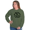 thumbnail image 3 of Fitness This Pizza Foodie Gym Workout Sweatshirt for Men or Women Brisco Brands X, 3 of 6