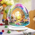 thumbnail image 6 of Darzheoy Easter Tabletop Decorations, 2D Visual Bunny Egg Themed Centerpiece for Living Room, Festival Home Decor, Party Dining Table Shelf Ornament, 6 of 6