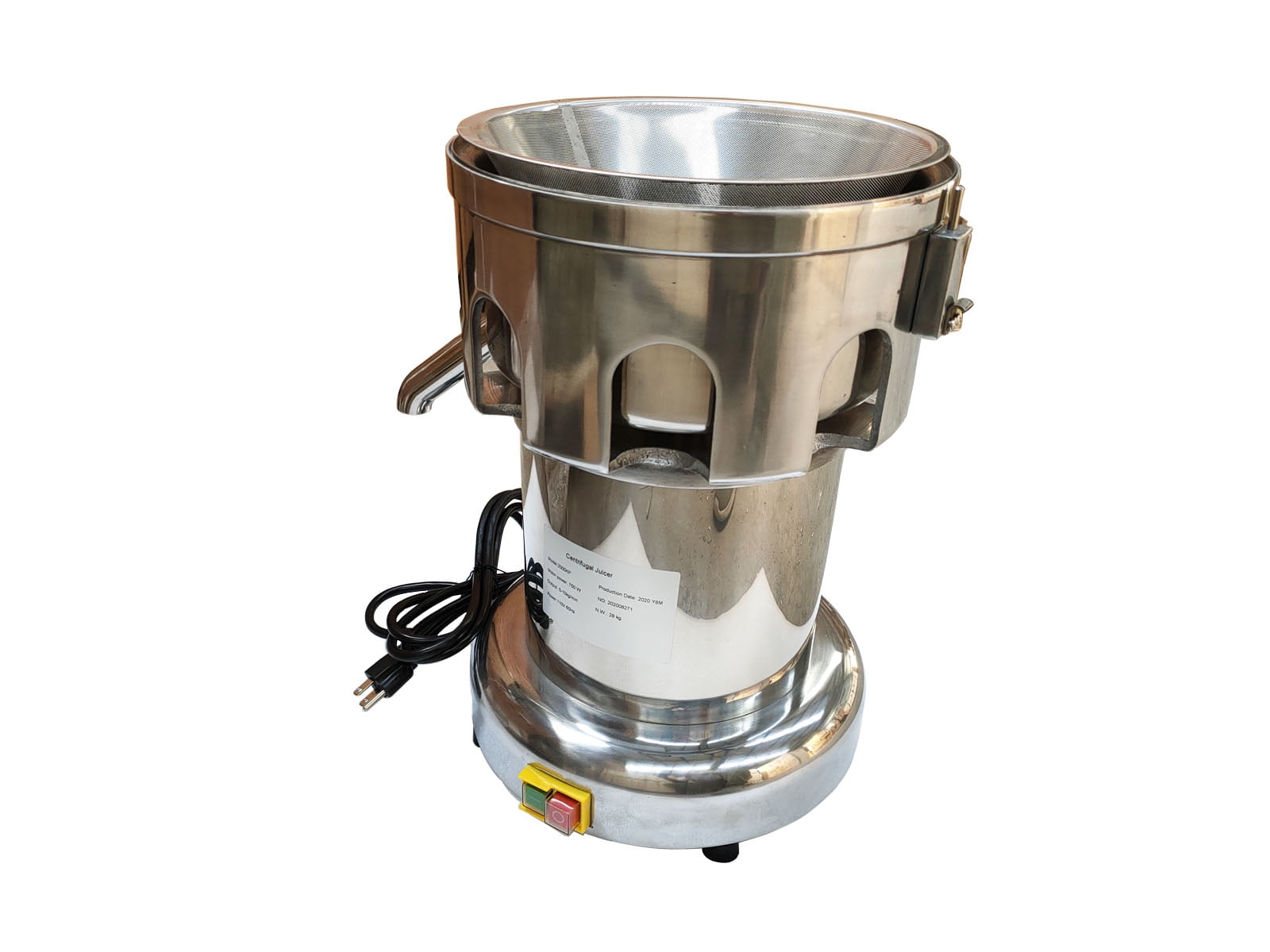 INTSUPERMAI Automatic Centrifugal Juicer Machine Stainless Steel Juice Extractor