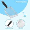 thumbnail image 6 of Byepica 4Pcs Stainless Steel Cat Litter Scoop, Litter Shovels for Cats, Fine Mesh Sand Sifters for Crustaceans, Fish, Reptile(Silver), 6 of 6