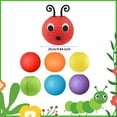thumbnail image 5 of Sylvtty 7 Pcs Caterpillar Paper Lanterns Caterpillar Themed Birthday Party Decoration with Eyes Mouth for School Classroom Ceiling Hanging Decor, 5 of 6