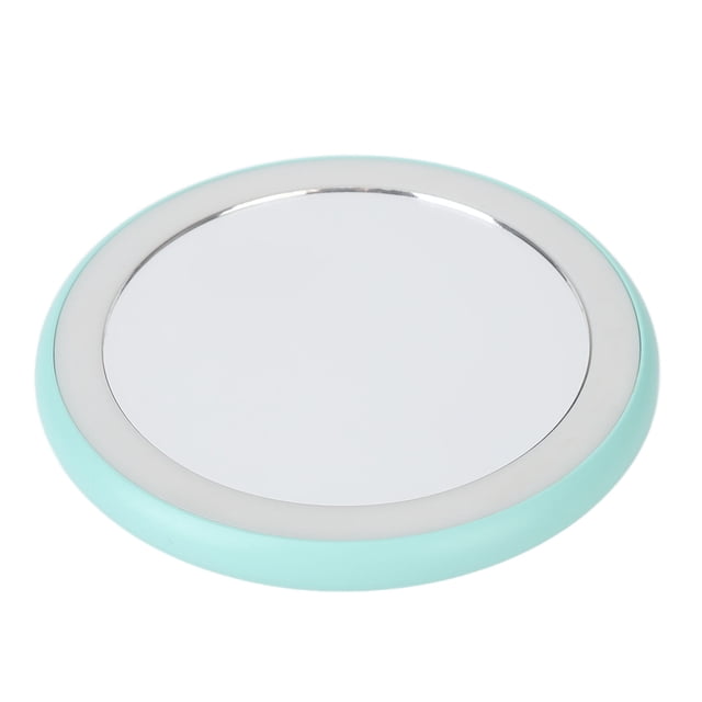 Espejo portátil redondo, espejo de maquillaje compacto con espejo de maquillaje pequeño con espejo de maquillaje de mano ligero, el mejor de su clase