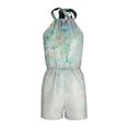 thumbnail image 6 of Rompers for Women Casual Halter Neck Backless Summer Boho Floral Printed Shorts Jumpsuits Sexy Beach Dressy 2026 S, 6 of 7