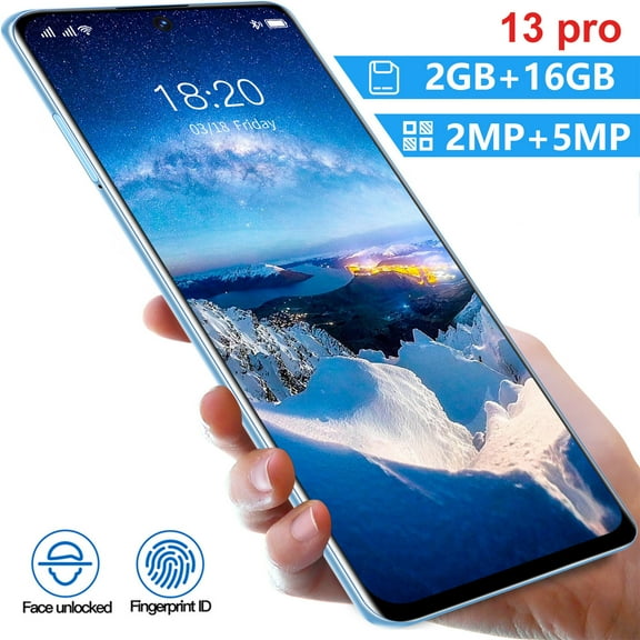 WUXICHEN Smart Phone,3 Pro Android 8. Smartphone Hd Full Screen Phone,dual Sim Unlocked Smart Phone,2gb Ram 6gb Rom,7.0 Inch Cellphones Mobile Phones,28gb of Expandable Storage