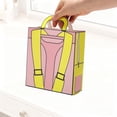 thumbnail image 4 of Unique Bargains Cartoon Backpack Shape Gift Bags 6 Pcs Pink, 4 of 5