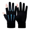 thumbnail image 1 of Mens Summer Fishing Gloves Ice Silk Non Slip Sun Protection Cycling Gloves, 1 of 8