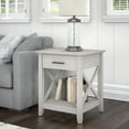 thumbnail image 3 of Bush Furniture Key West End Table, Linen White Oak, 3 of 9