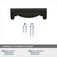 thumbnail image 3 of Amerock Inspirations 3 inch (76mm) Center-to-Center Matte Black Cabinet Cup Pull, 10 Pack, 3 of 4
