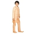 thumbnail image 2 of Kids Ethnic Wear Indo Western Sherwani Kurta and Pyjama Set For Boys, 2 of 18